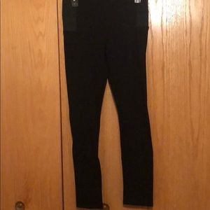 Size medium high waisted black leggings.